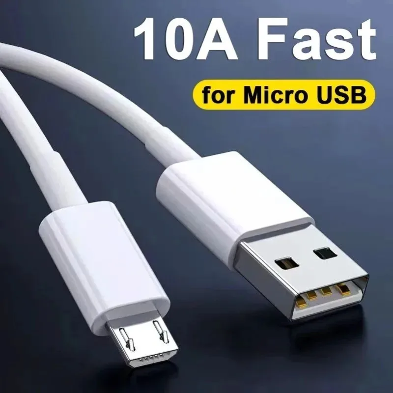 10A Fast Charging Wire Micro USB Mobile Phone Cable Charger Cord for Andriod Xiaomi Redmi Mouse PS4 Micro USB Data Line 1/1.5/2M