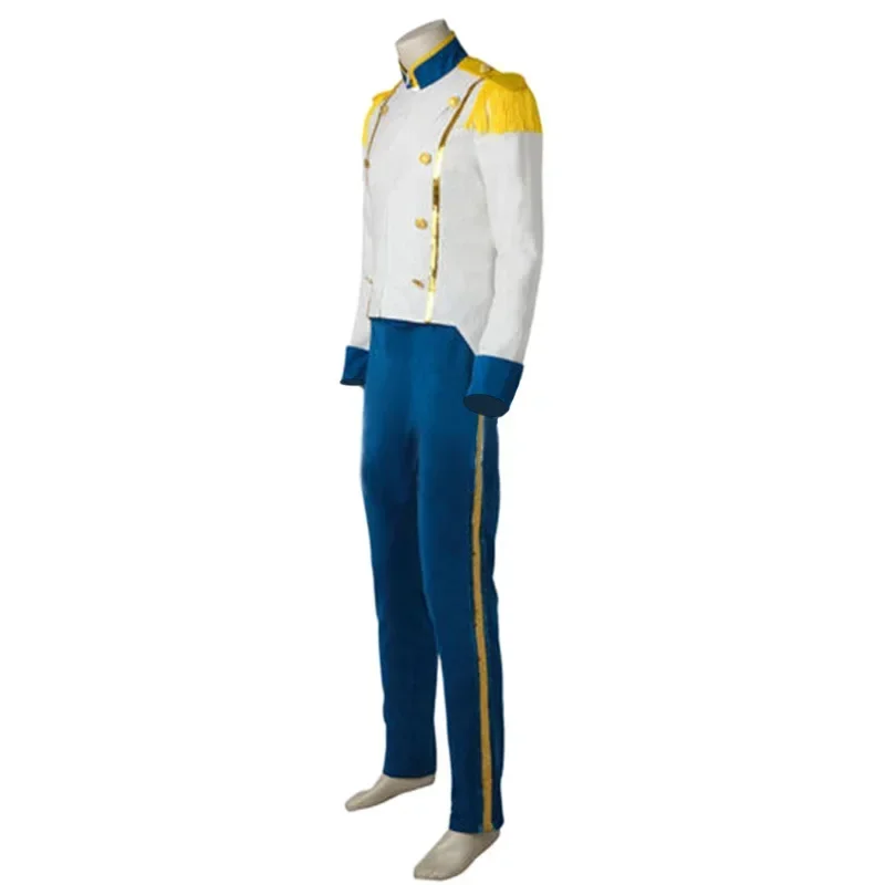 Costume de Cosplay Prince Éric de la Petite Sirène pour Homme, Uniforme d'Halloween, Nouvelle Collection