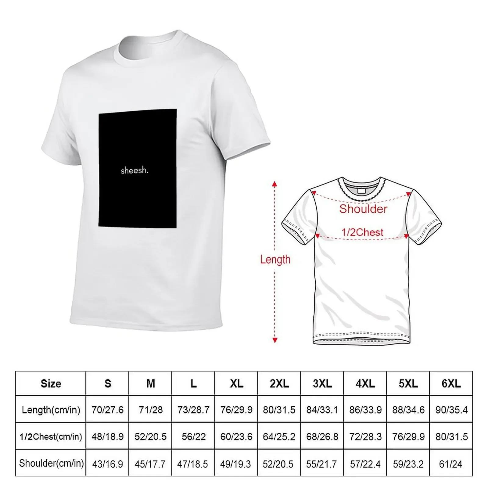 sheesh. T-Shirt man clothes anime figures mens fashion