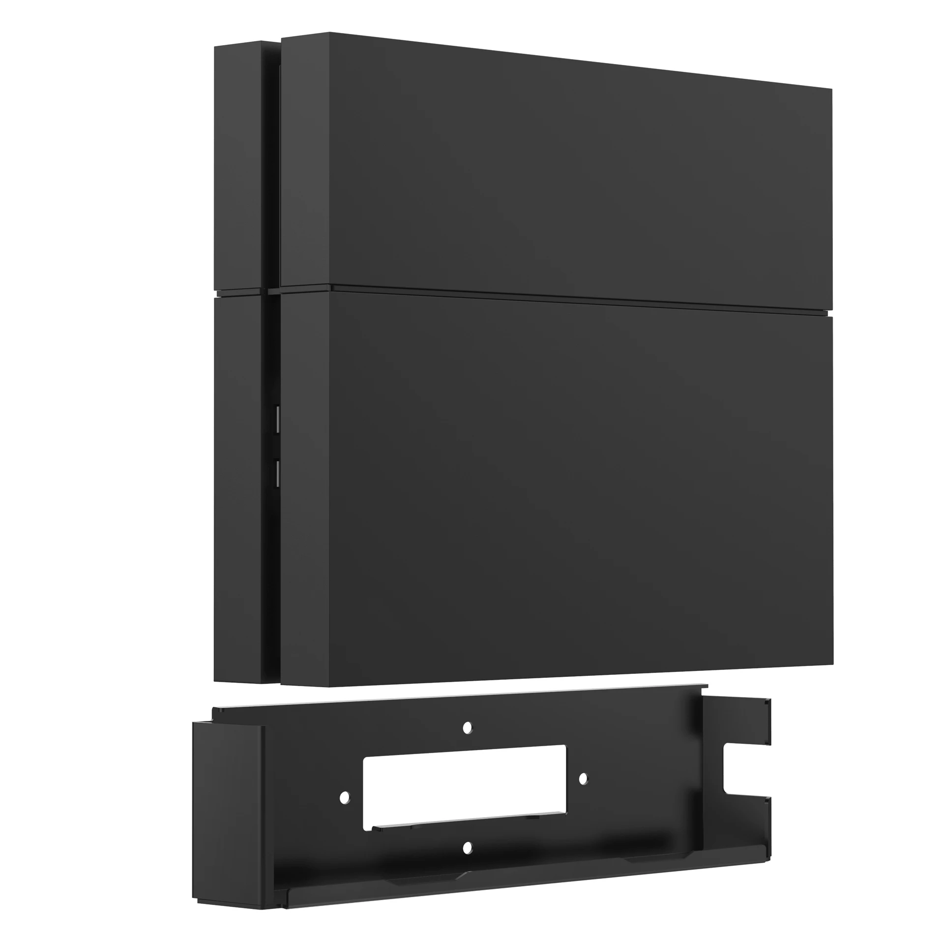 Monzlteck Wall Mount for PS4 Original,Near or Behind TV,Space Saving & Improved Airflow