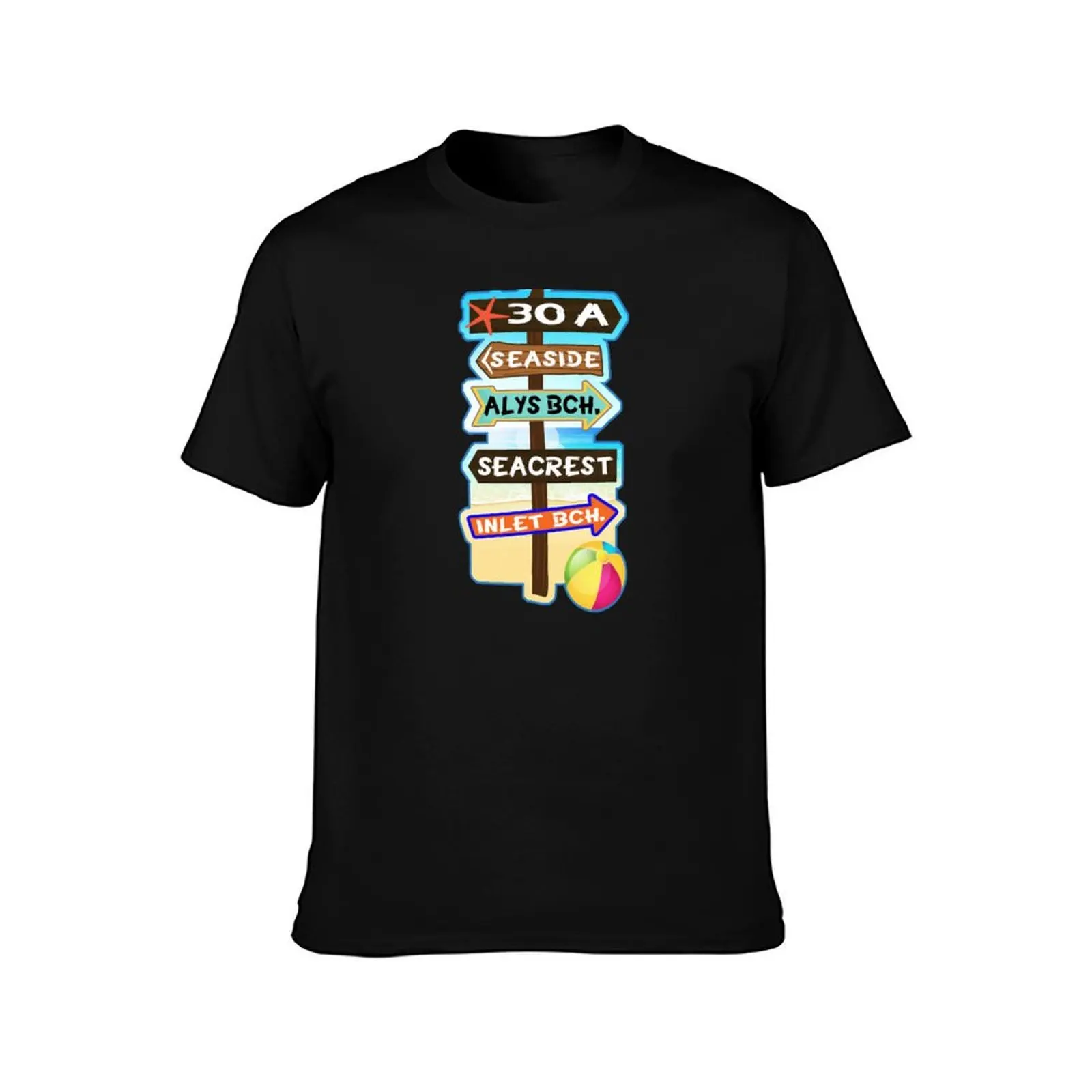 30 A Florida Walton County Inlet Beach Alys Beach Seacrest Seaside 30A T-Shirt Casual Street Style Short Sleeve Tee
