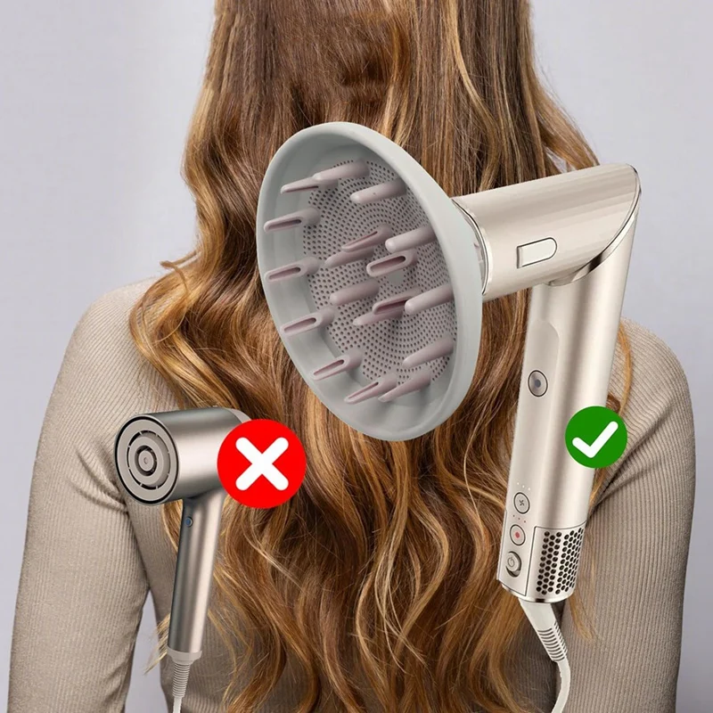 مرفق الناشر لمجفف الشعر flexstyling القرش ، وتعزيز الملحقات تجعيد الشعر الطبيعية ، مجفف ضربة ، مصفف ، أداة التصميم