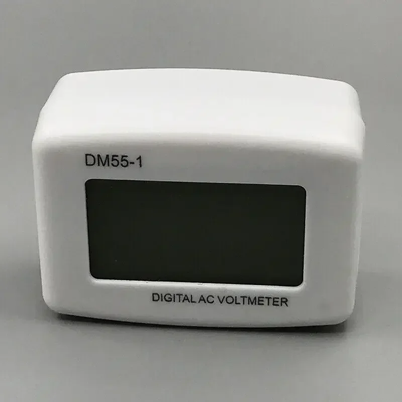 DM55-1 Digital Voltmeter Socket Voltage Tester LCD Voltmeter 110V 220V Wall Mounted Voltmeter
