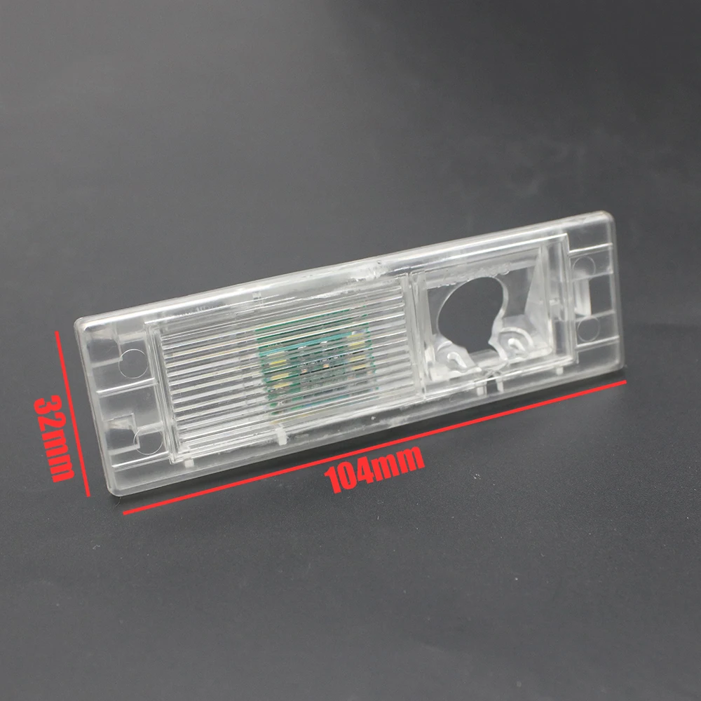 EEMRKE Car Rear View Camera Bracket LED License Plate Lights for BMW 1 Ser F20 F21 6' F12 F13 G70 X2 F39 X4 G02  i3 (I01) iX Z4