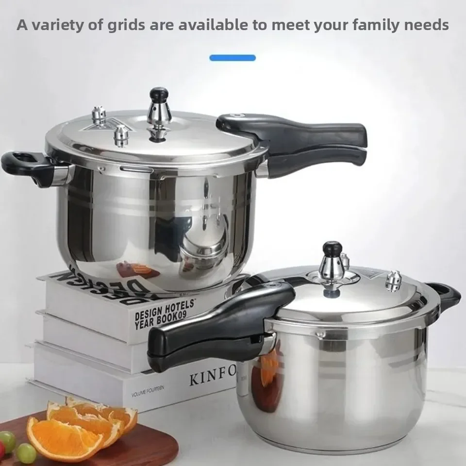 

16-30cm Pressure Cooker Cooking Stainless steel Cooking Pan stew pot Induction cooker Pressure Cooking stove-top