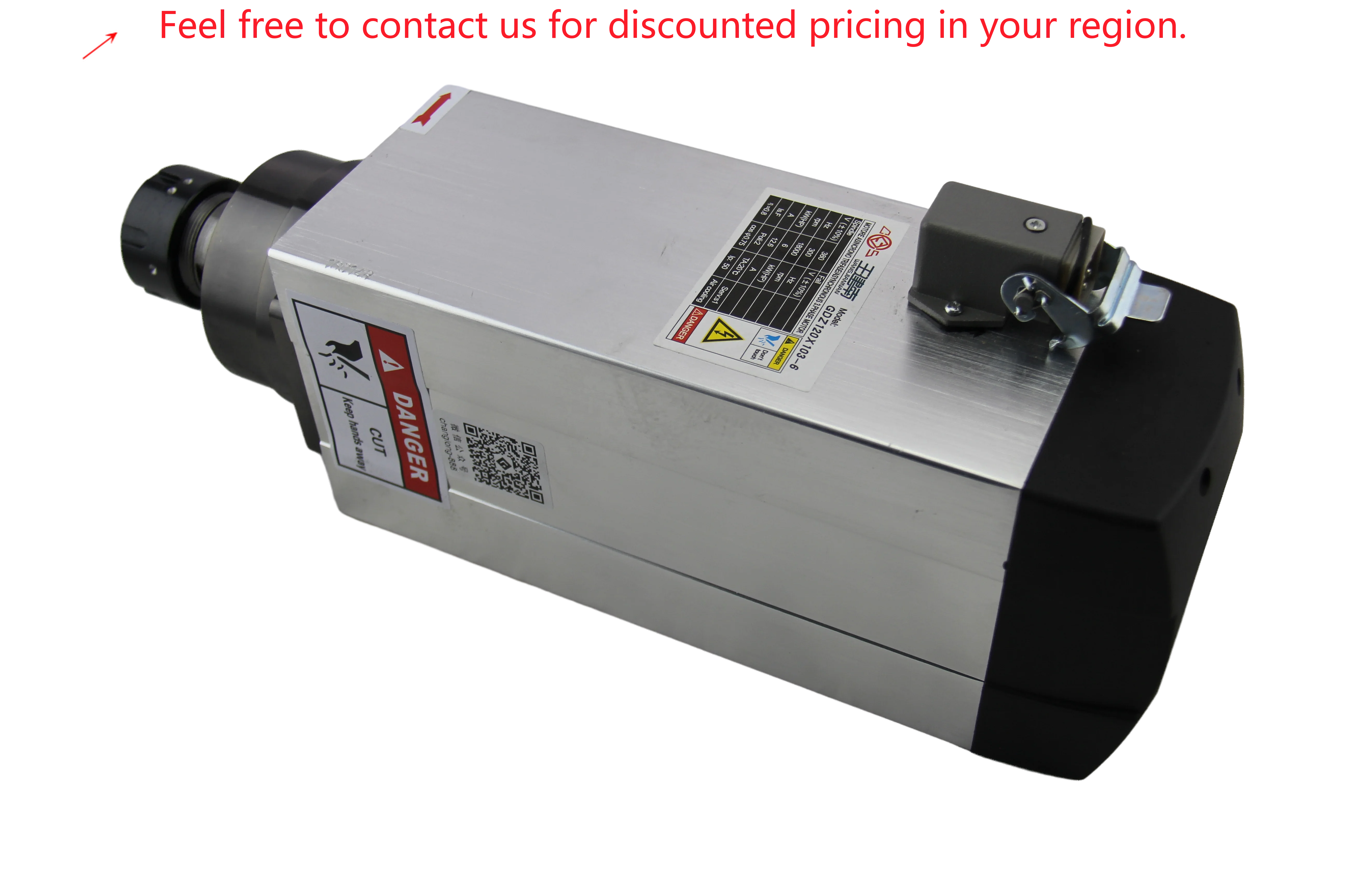 

Er32 6kw High Rpm Square Air Cooling Woodworking Spindle Motor For Cnc Engraving Machine