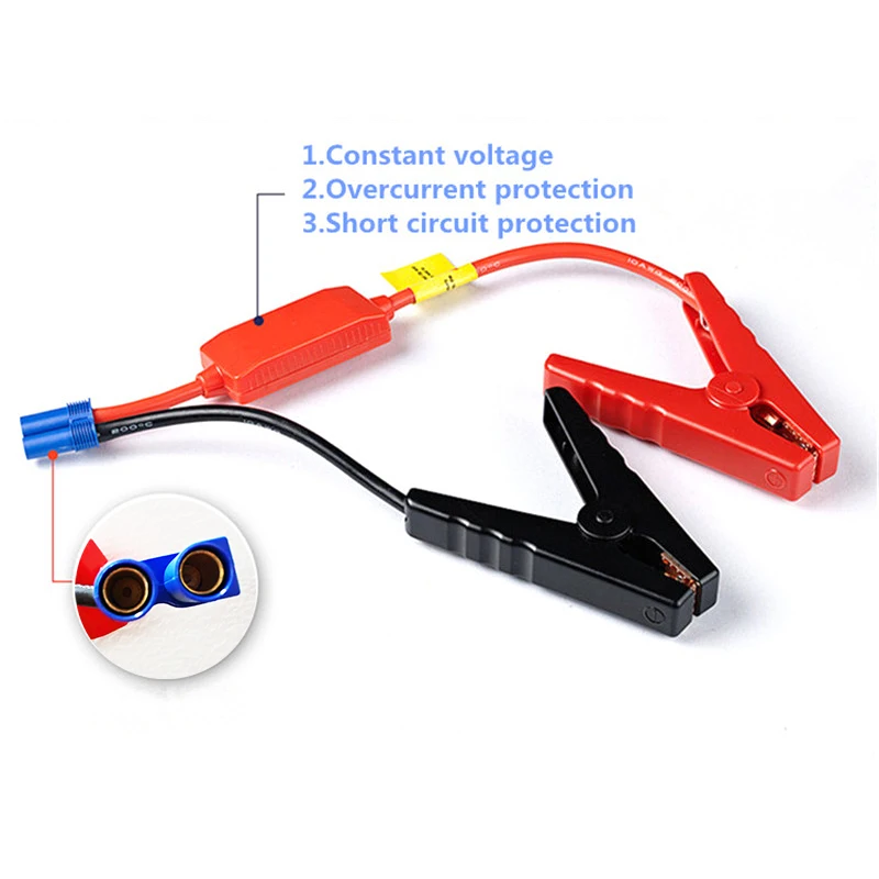 قوية سيارة الانتقال كاتب اكسسوارات الانتقال كاتب كليب المشابك 12 فولت شاحن ل بطارية السيارة بدء جهاز كليب المشبك