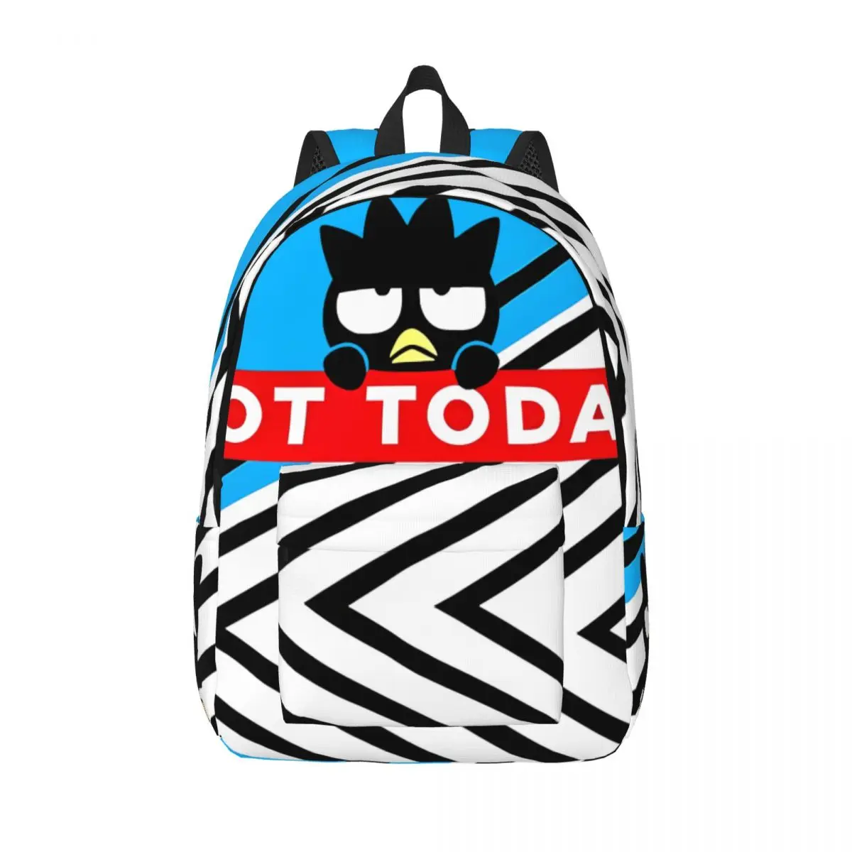 

For Gifts Sanrio Zipper Closure Knapsack Badtz Maru Casual Office Staff Rucksack For Work