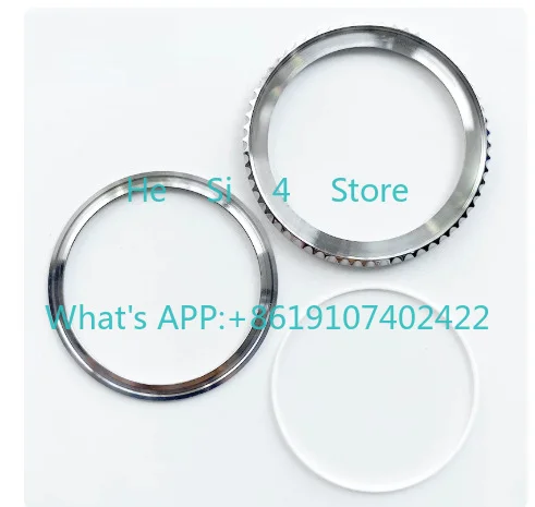 Watch Accessory Stainless Steel Bezel Compatible with 116610 126610 with Sealing Ring