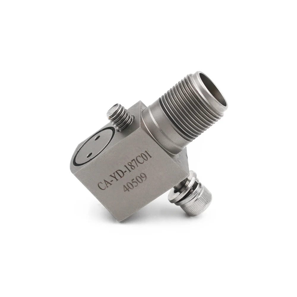 IEPE piezoelectric accelerometer  tilt angle transducer side output vibration sensor used for  rotating machinery   ing