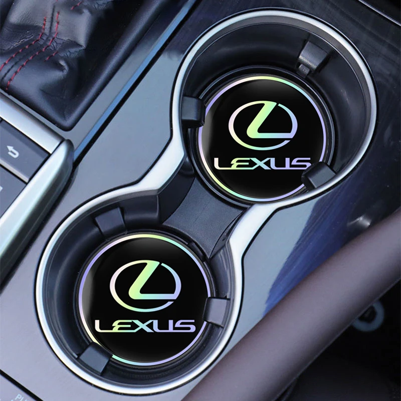 2 قطعة سيارة كأس الماء حصيرة السيارات الداخلية تخزين الوسادة اكسسوارات لكزس FSPORT LBX NX RX 350h 450h ES UX 300e GS GX IS LS LX CT