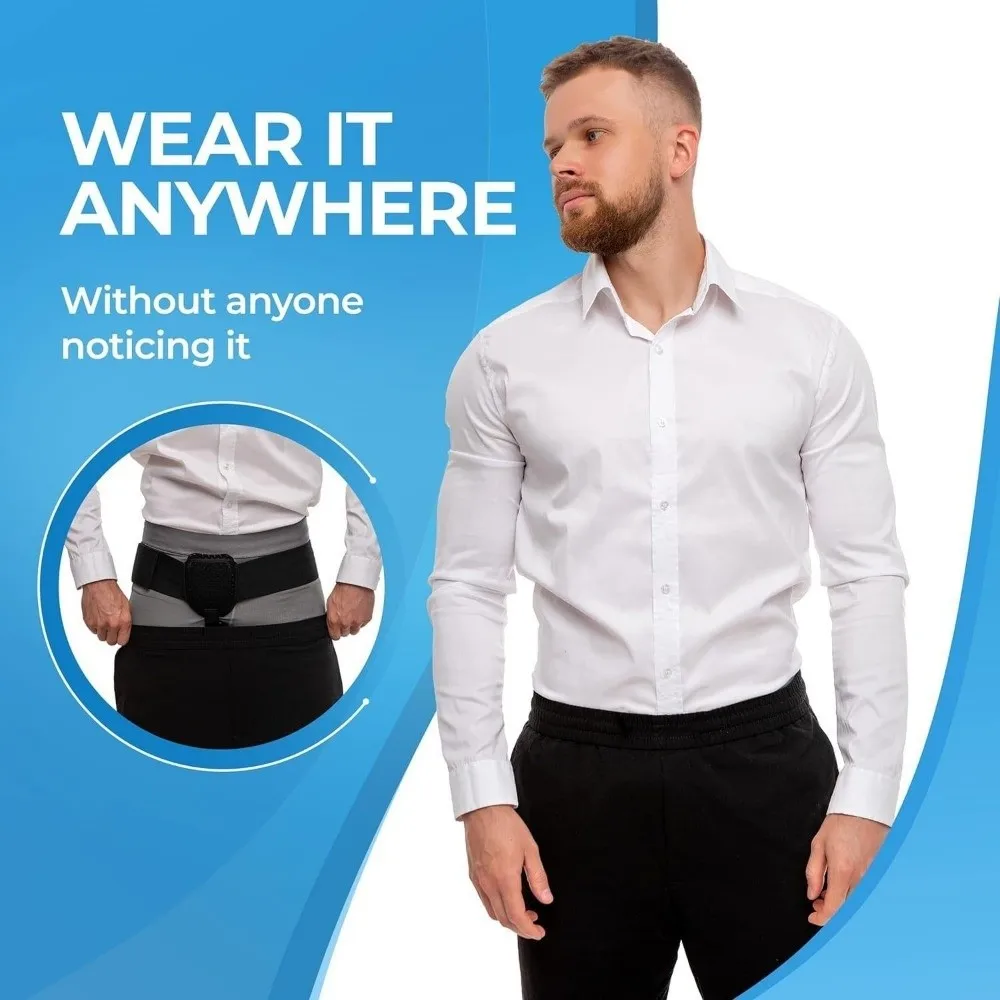 Adjustable Hernia Truss Belt Breathable Recovery Strap Groin Support Belt Support Strap Anti-slip Hernia Guard Recovery Use