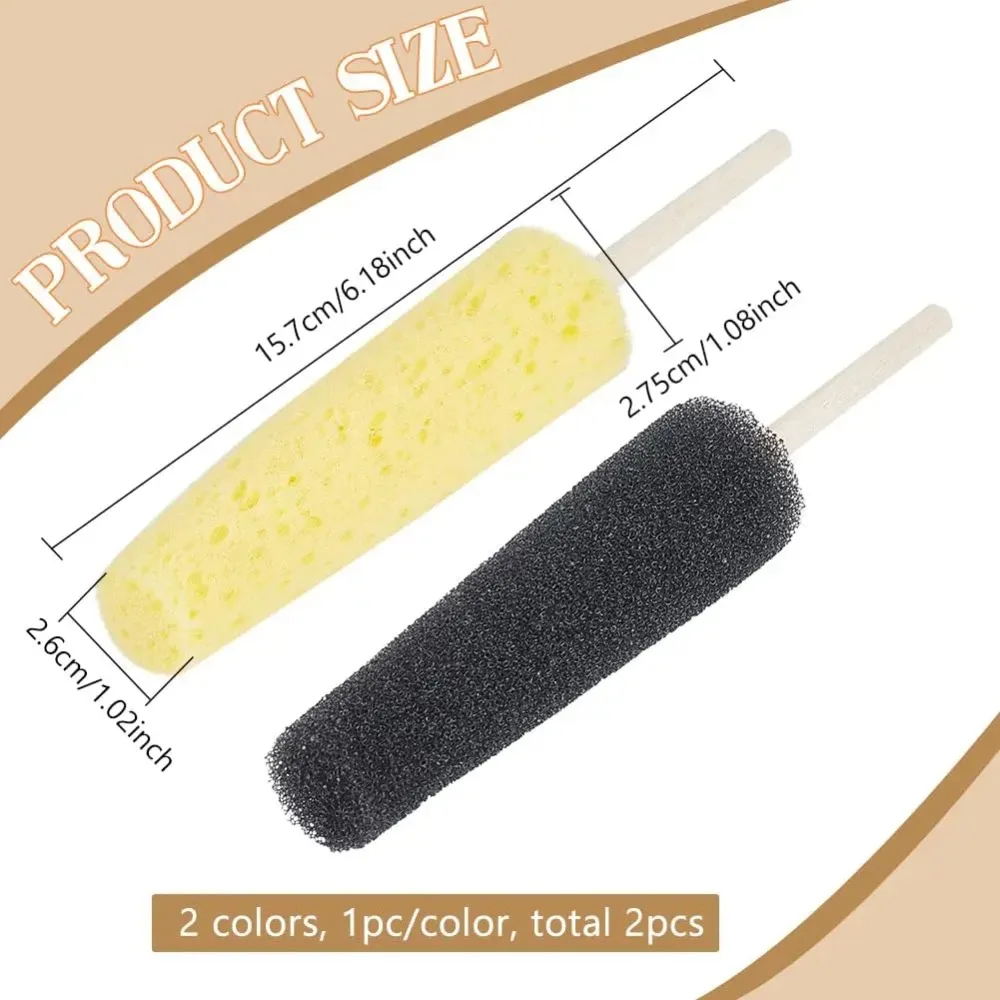 2 Colors Pottery Sponge for Clay Ceramic Throwing Stick Pottery Trimming Tools Clay Pottery Sculpture for Artist Clay