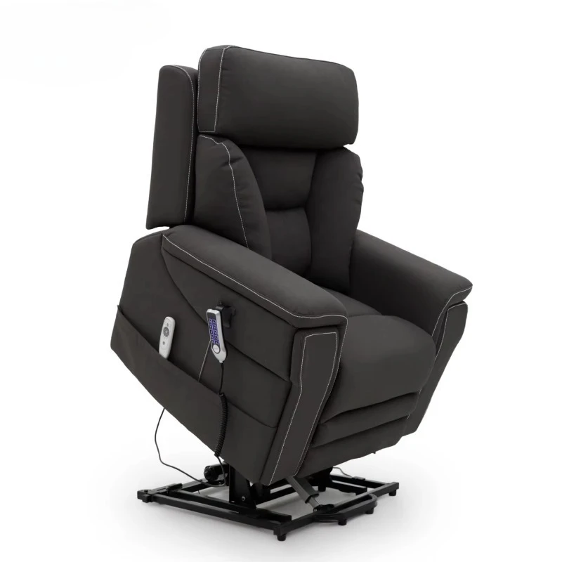

Electric lift recliner with electric headrest and waist support for the elderly