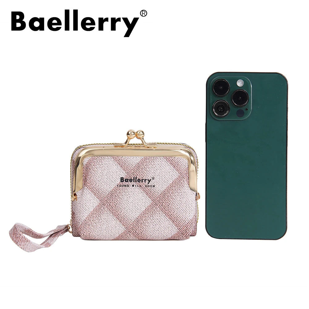 Baellerry Niedliche Akkordeon-Geldbörse für Damen, abnehmbare Geldbörse mit Kette und 12 Kartenfächern – ästhetischer Taschen-Organizer im Ins-Stil