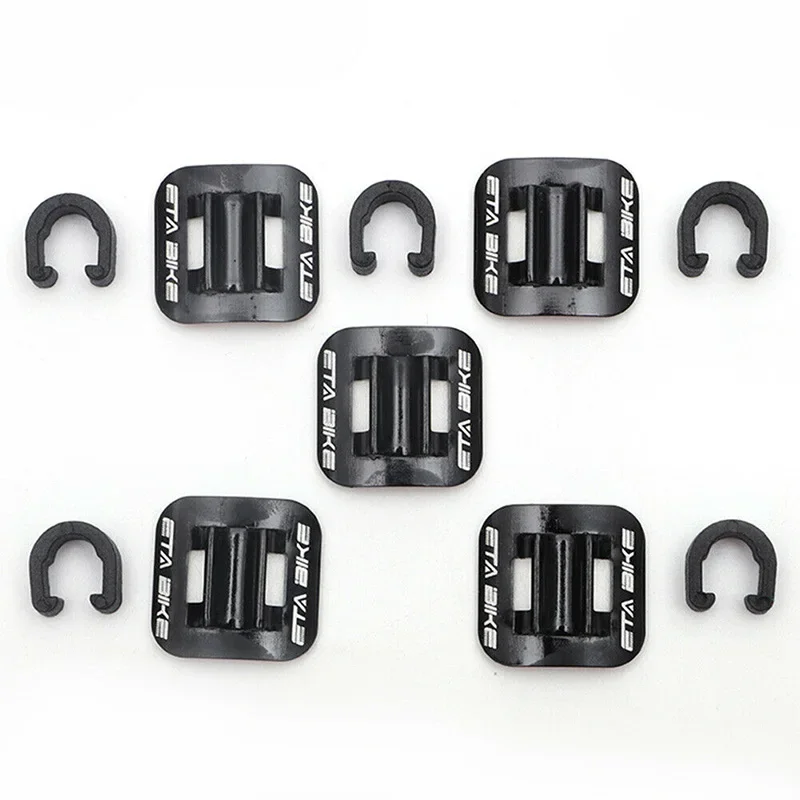 Road bike Brake Cable Buckles Bicycle Folding Line Claw Cord Holder Cycling Tools 5pcs Guide Tubing Fixed Clamp