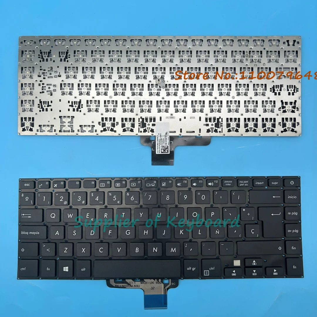 NEW Latin Spanish/English Keyboard For ASUS VivoBook S510 S510U S510UA S510UF S510UN S510UQ S510UR Laptop