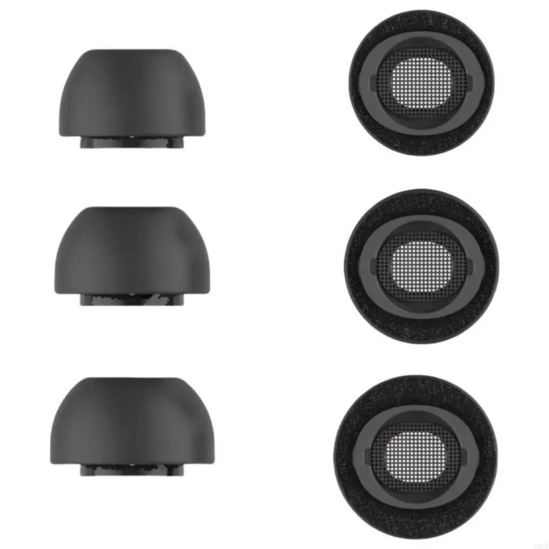 J1HD أطراف أذن إسفنجية مريحة لسماعات Buds 3Pro بديلة آمنة لسدادات الأذن