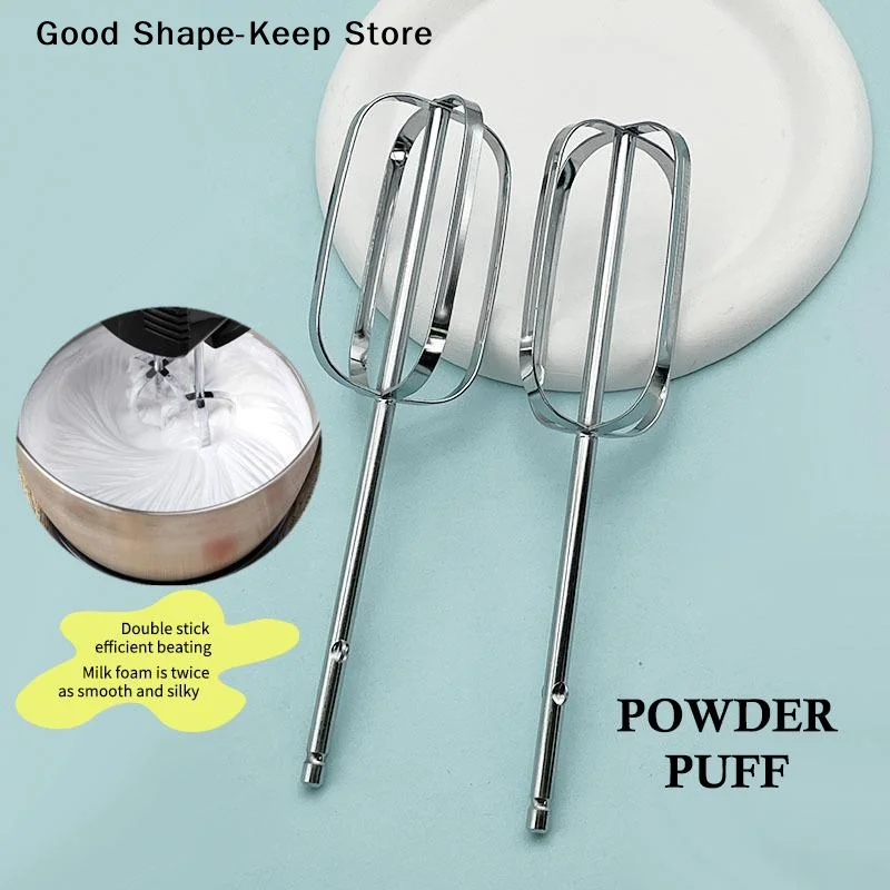 dailyDurable Stainless Steel Hand Mixer Attachments 2 Beaters Electric Whisk Accessories for Cream Egg Mixing Kitchen