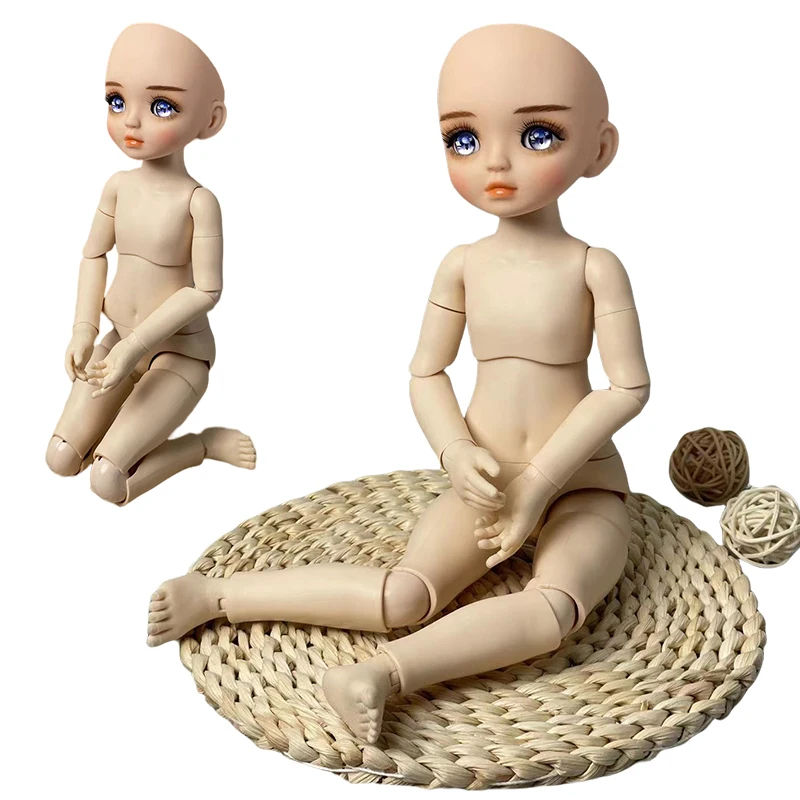 

Handmade Makeup DIY 30cm Doll 1/6 BJD Doll Open Head Multi Joint Movable Doll Toys for Girls Dolls for Girls