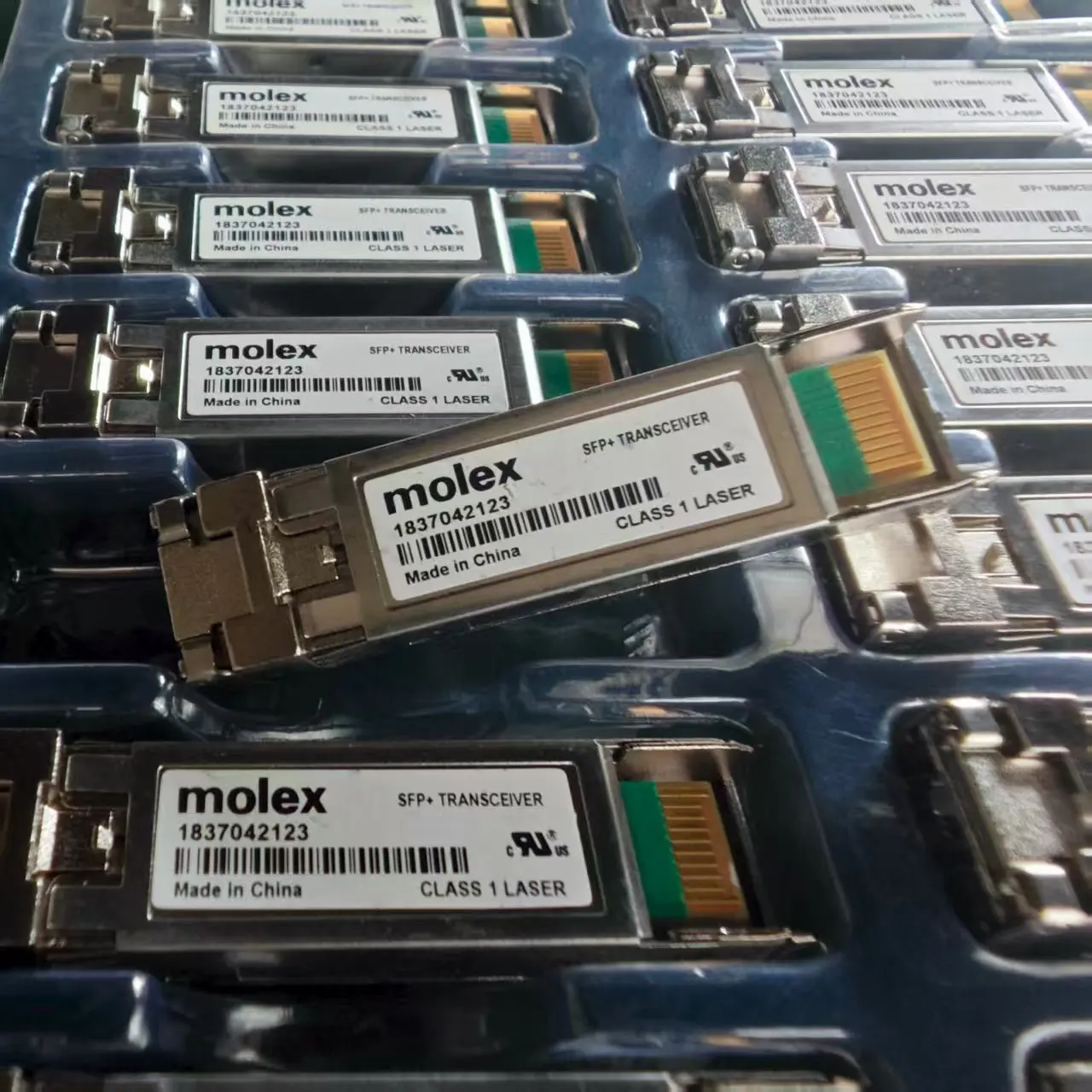 Molex 10G SFP  Fiber Transceiver Module 1310nm Duplex LC Connector Single Mode Duplex Fiber 5KM Compatible with Mikrotik Cisco