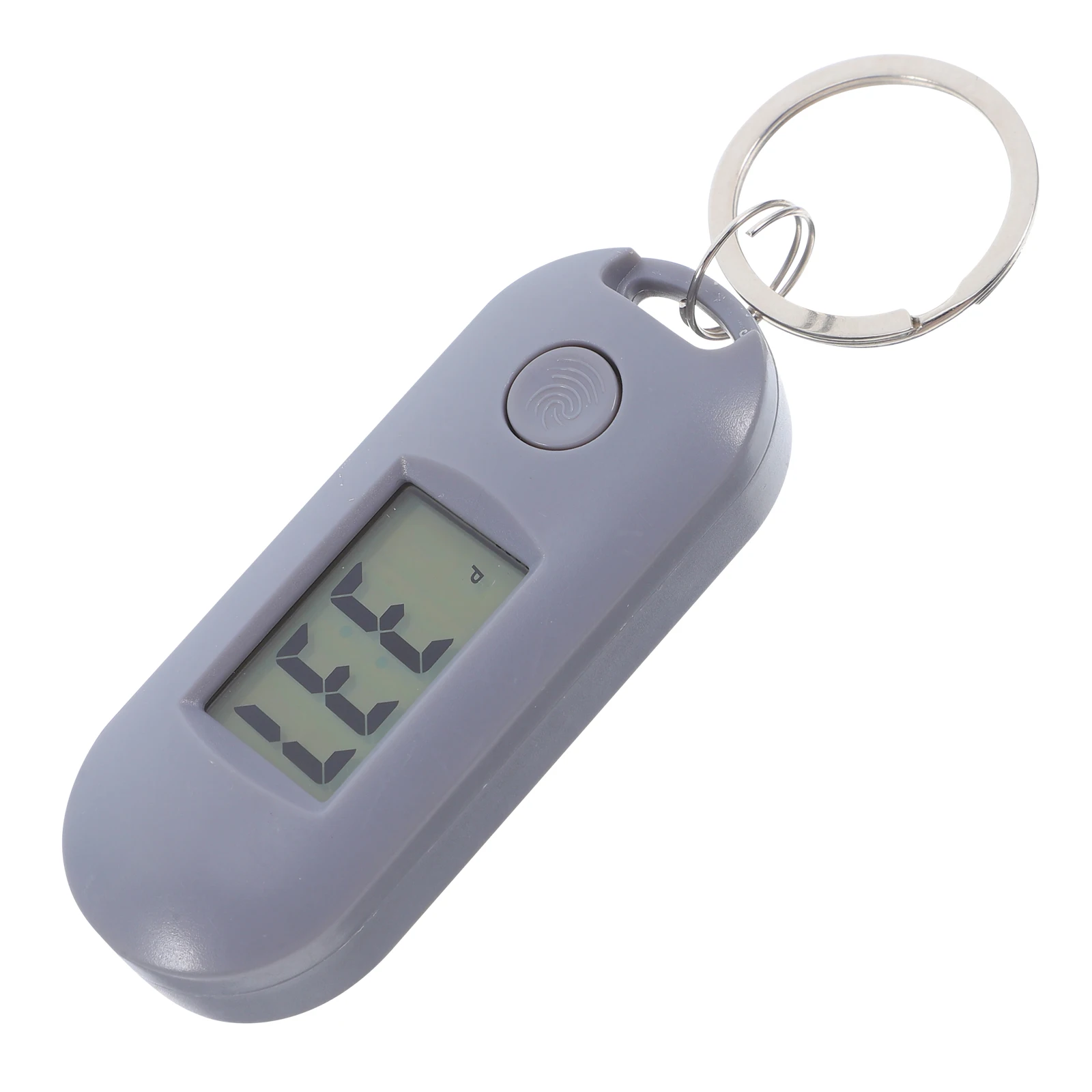 

Digital Keychain Student Plastic Mute Students Keychain Watch Exam Clock Kids Gray Candy Style Portable Pocket Watch Design