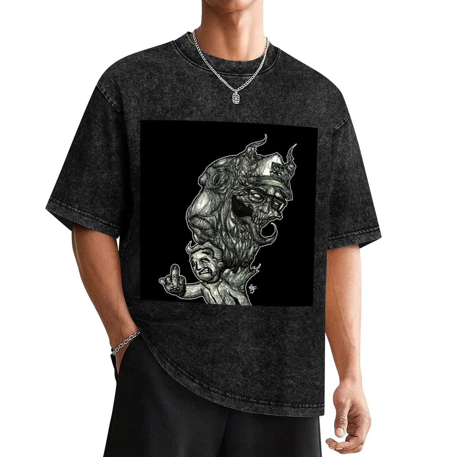 Freddie Dread T-Shirt baggy shirts customs design your own Men's cotton t-shirt