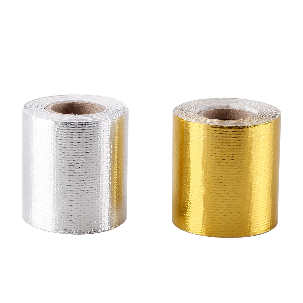 Gold Silver Aluminum Foil Exha - Exhaust Wrap Titanium 评论和价格