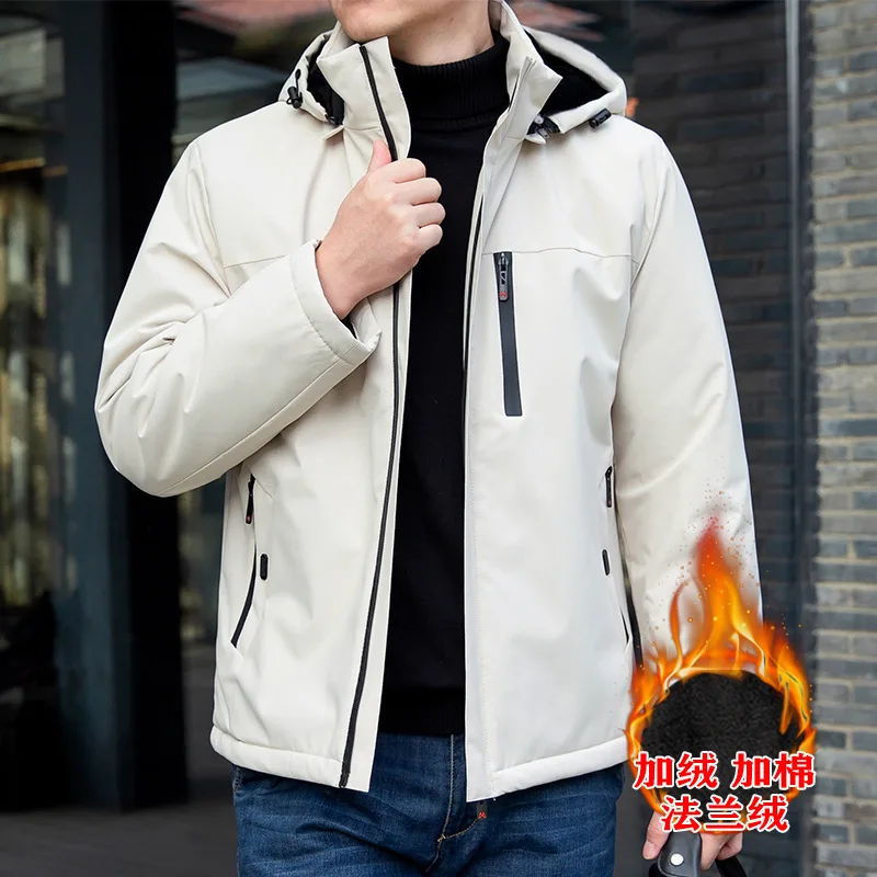 

Повседневная зимняя куртка для мужчин, новое утолщенное теплое пальто, уличное мужское пальто с капюшоном, пальто для рыбалки, пешего туризма, кемпинга, альпинизма, мужские парки, куртка