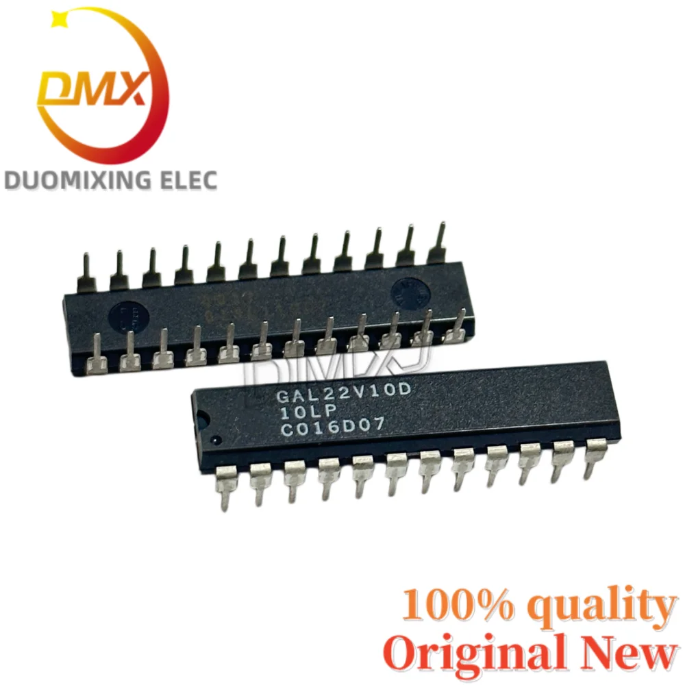 100%New Original GAL22V10D-10LP 15LP 25LP DIP-24 programmable logic device