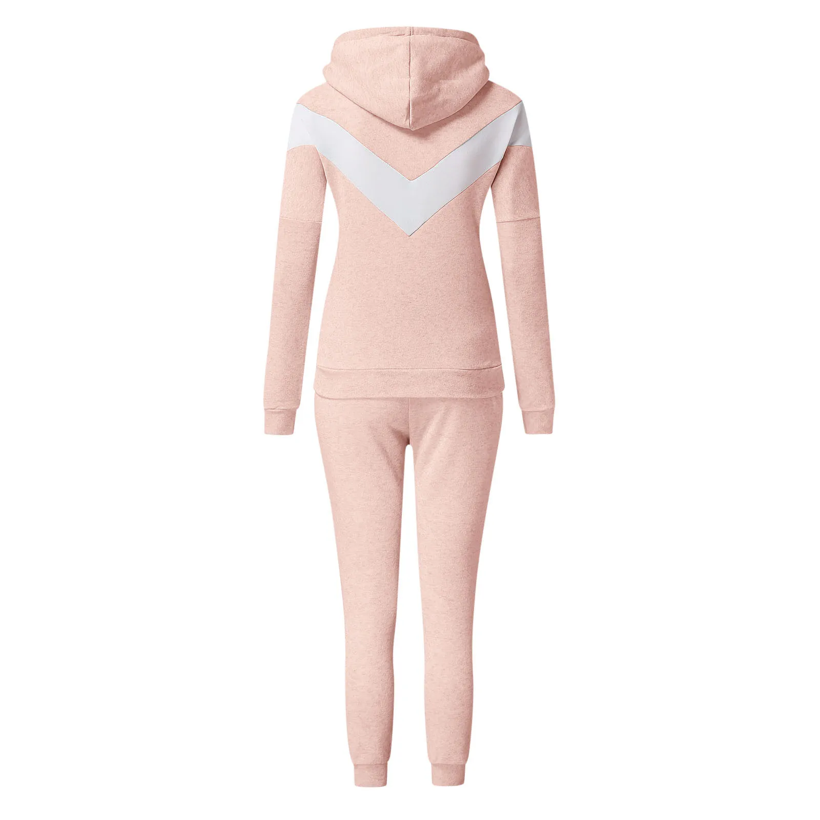 Women Solid Color Casual Suit Long Sleeve O Neck Blouse Top Drawstring Pants Sports Tracksuit Female Autumn Winter Set