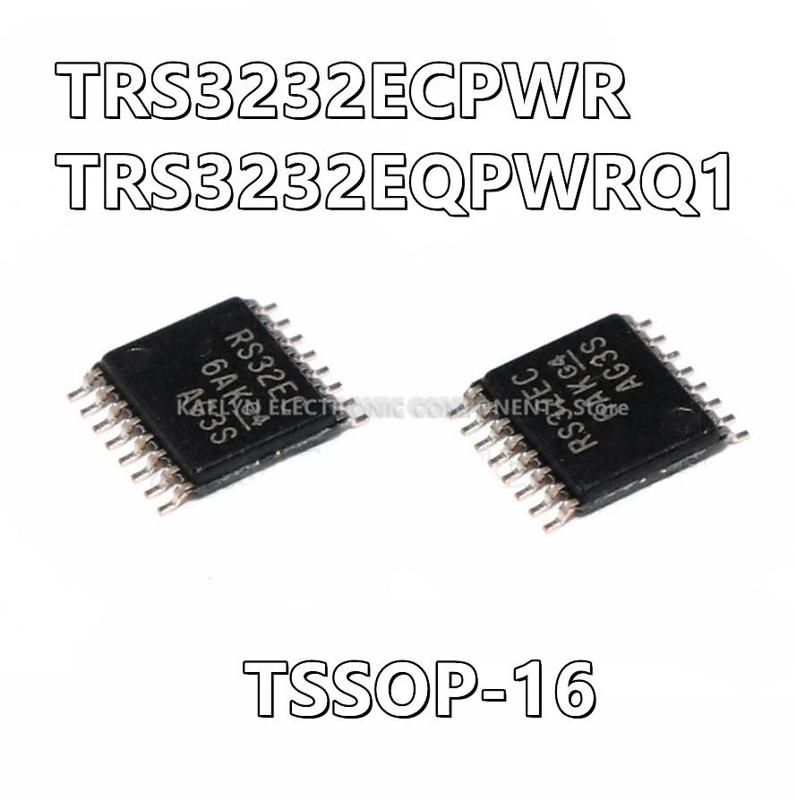 10Pcs/lot TRS3232ECPWR RS32EC TRS3232EQPWRQ1 RS32EQ 2/2 Transceiver Full RS232 16-TSSOP