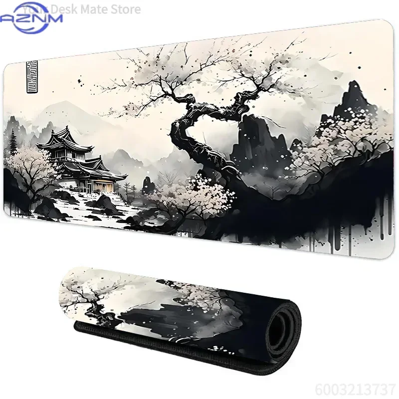 Mouse Pad Sakura Landscape Desk Accessories Mat Gamer Rug XXL Keyboard Pad 1000X500x3MM Desk Mat Office Carpet Gaming Mouse Mats