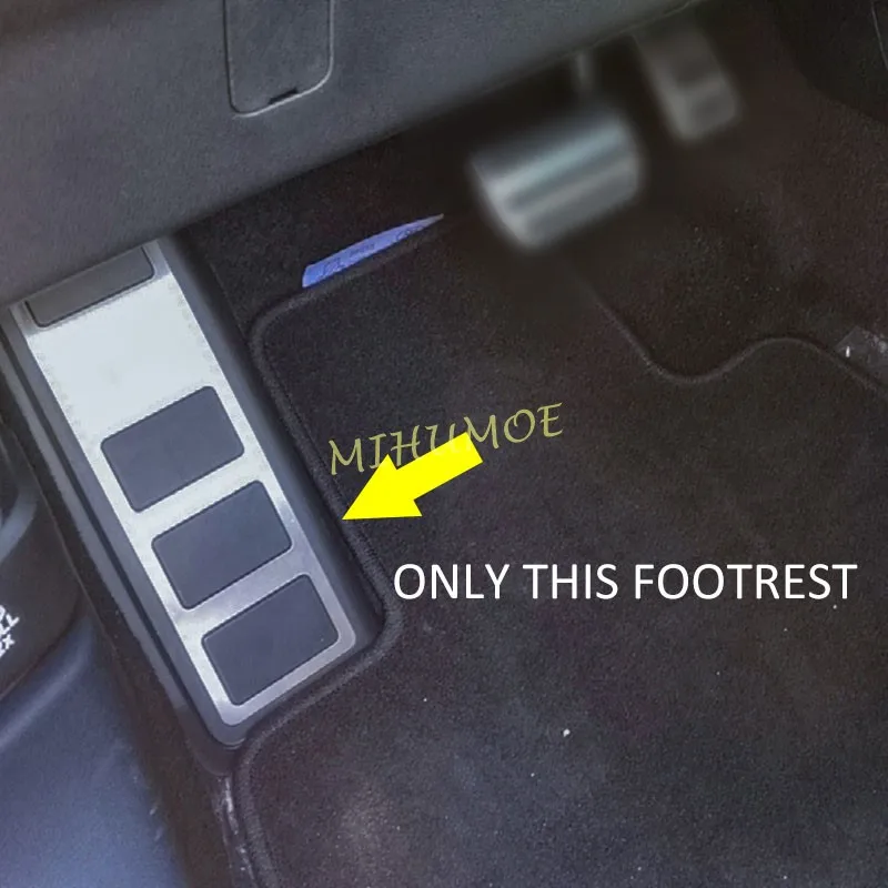 For Ford Bronco Sport Escape Kuga Lincoln Corsair 2020-2023 Stainless Steel Footrest Foot Rest Dead Pedal Cover Overlay