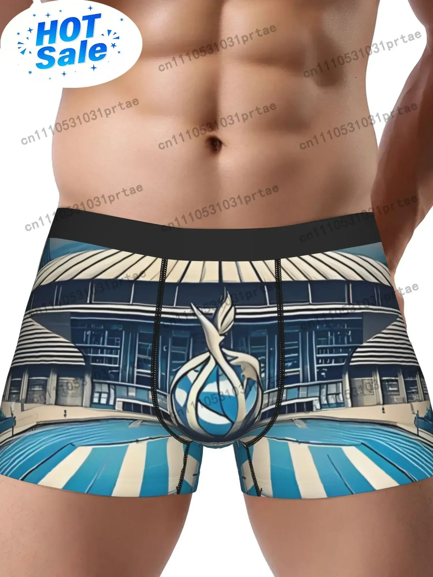 Marseille Underpants Homme Panties for Man Underwear Comfortable Shorts Boxer Briefs Black