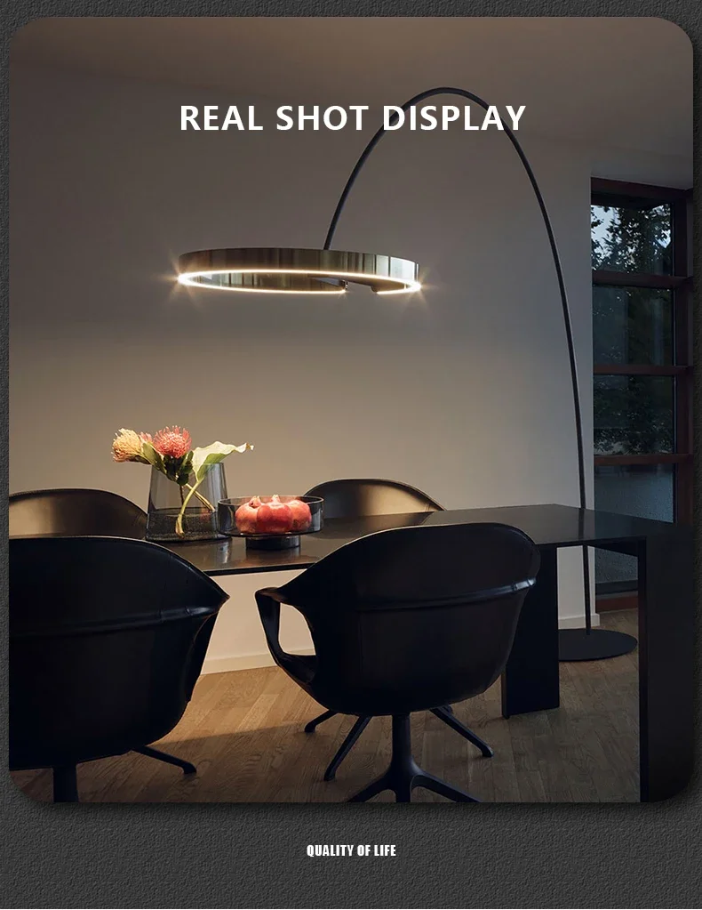 Designer Angeln Stehlampe Nordic LED Wohnzimmer Stehlampe Für Villa Schlafzimmer Hotel Indoor Decor Einfache Kunst Hohe Stehlampe – Detail 6