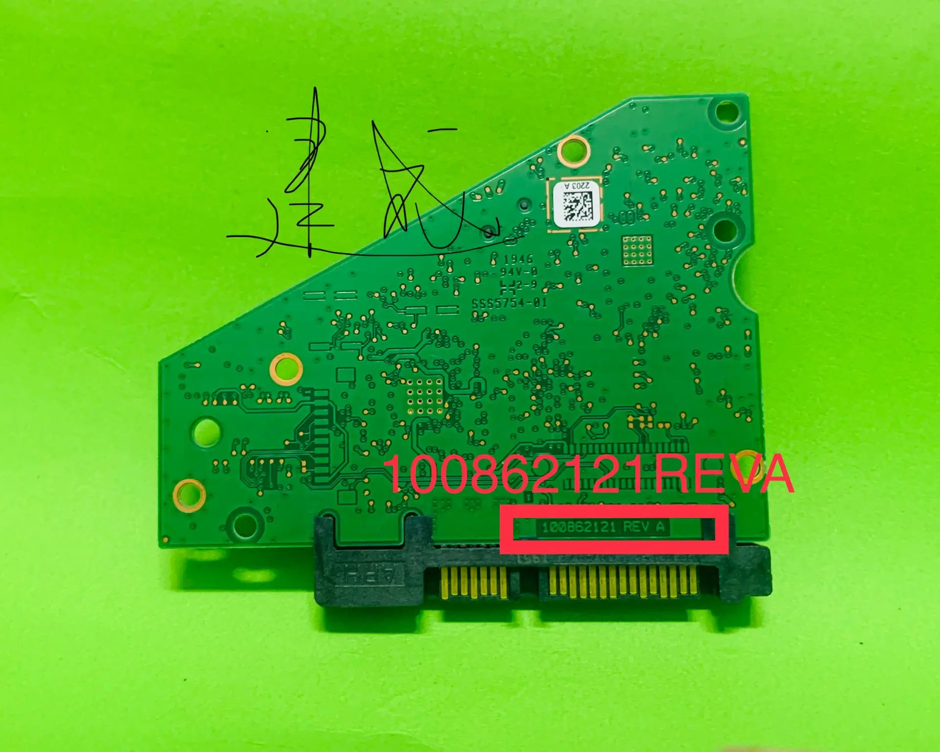 HDD Seagate PCB board No.: 100862121 REV A/2203A applicable to maintenance hard disk