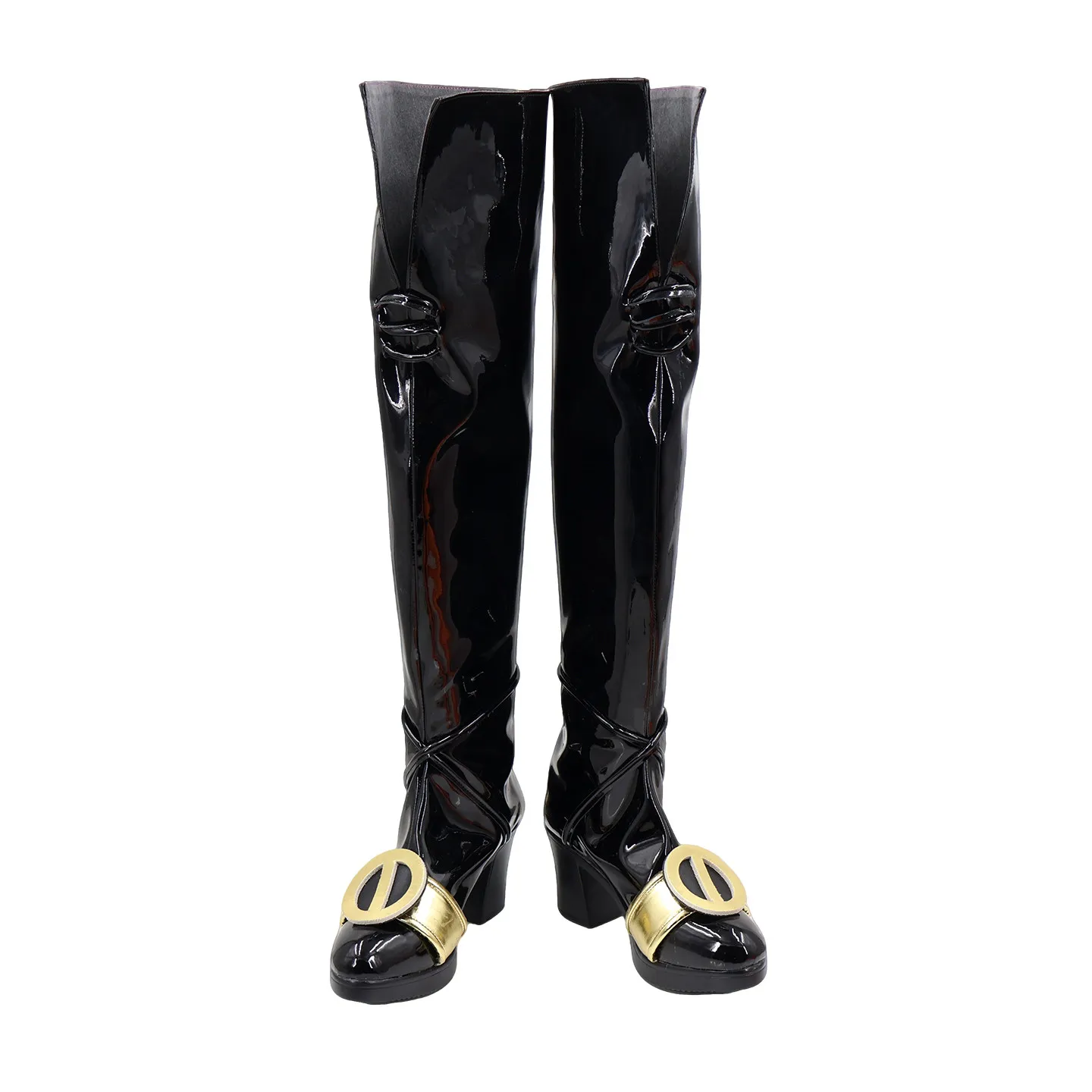 Vinsmoke Reiju Cosplay Boots Black Shoes Custom Made Any Size