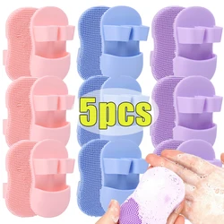 Pink Purple Silicone Face Wash Brush Cleaning Pore Blackhead Exfoliating Cleanser Face SPA Massager Brushes Skin Care Clean Tool