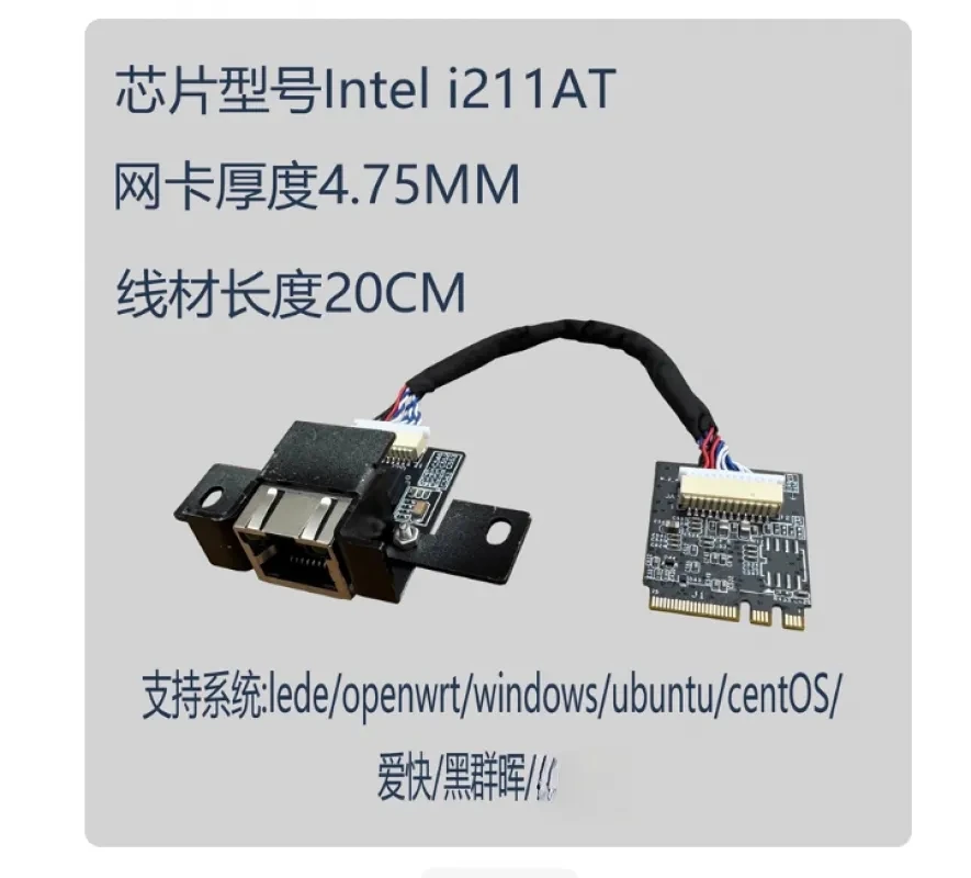 YD Original  For Dell Wyse 5070 Dedicated Expansion Network Card M.2 (NGFF 2230) Gigabit Wired Ethernet