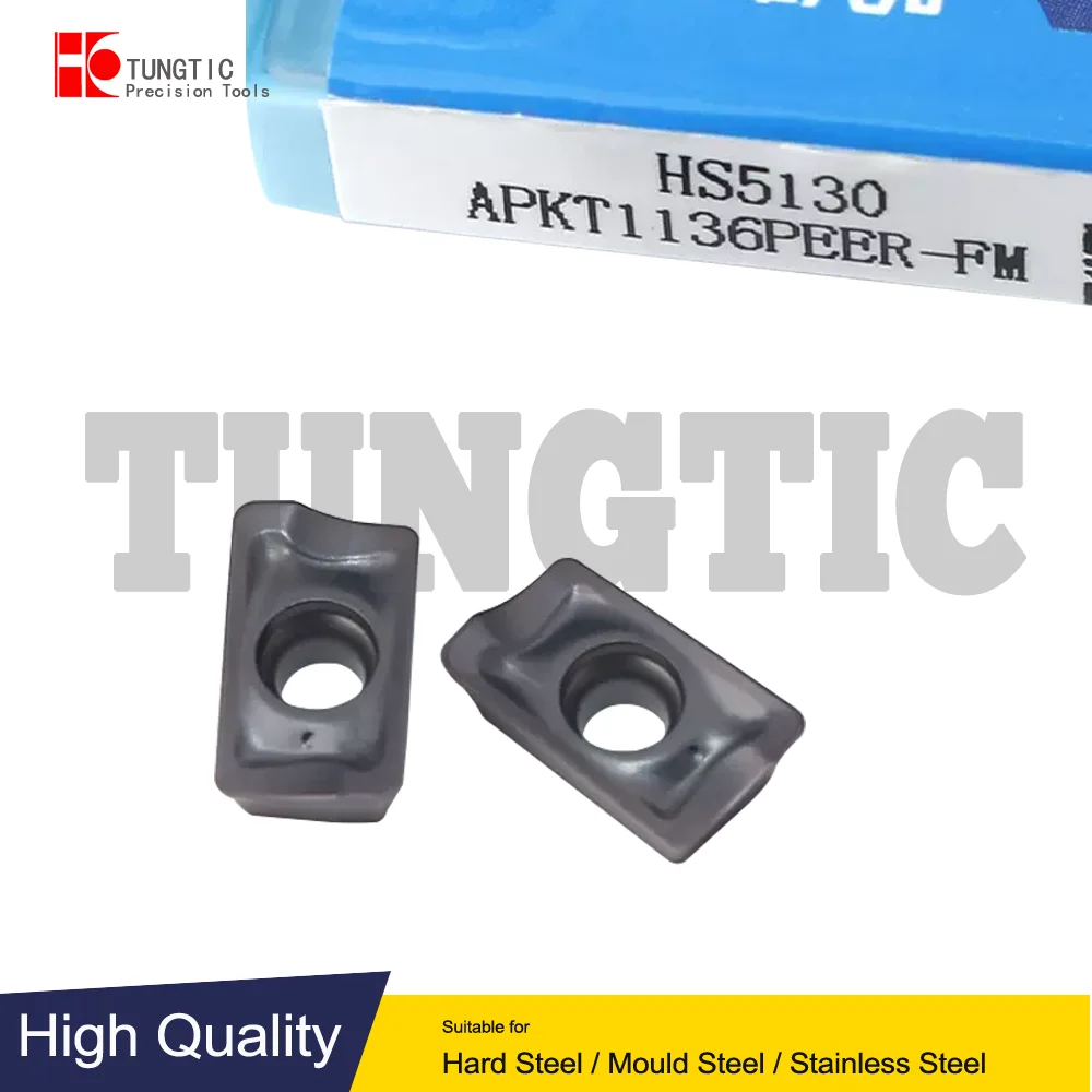 

APKT1136PEER-FM HS530 HS5130 HS5115 HS5120 фрезерные Вставки карбидная фреза для ЧПУ