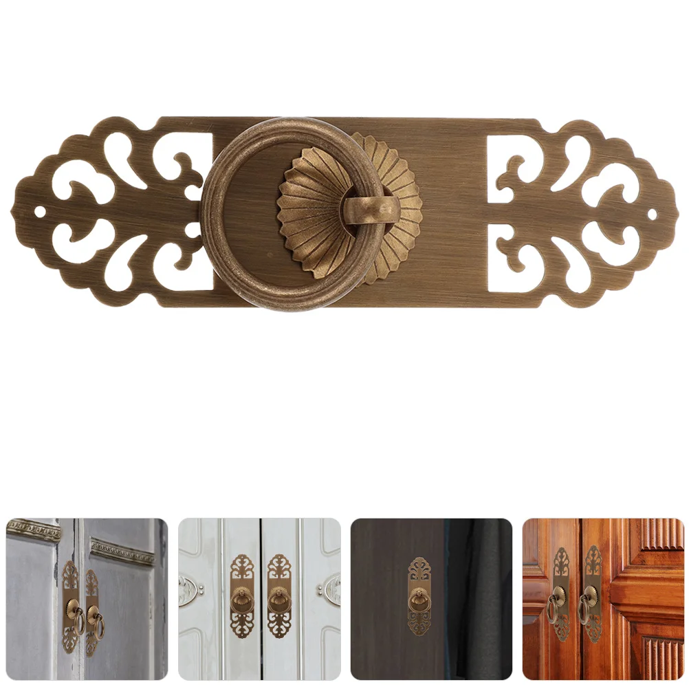 真鍮製リングプルハンドル耐久性のあるキャビネット引き出しノブ交換用ワードローブドアキッチン家具キャビネットプルノブ