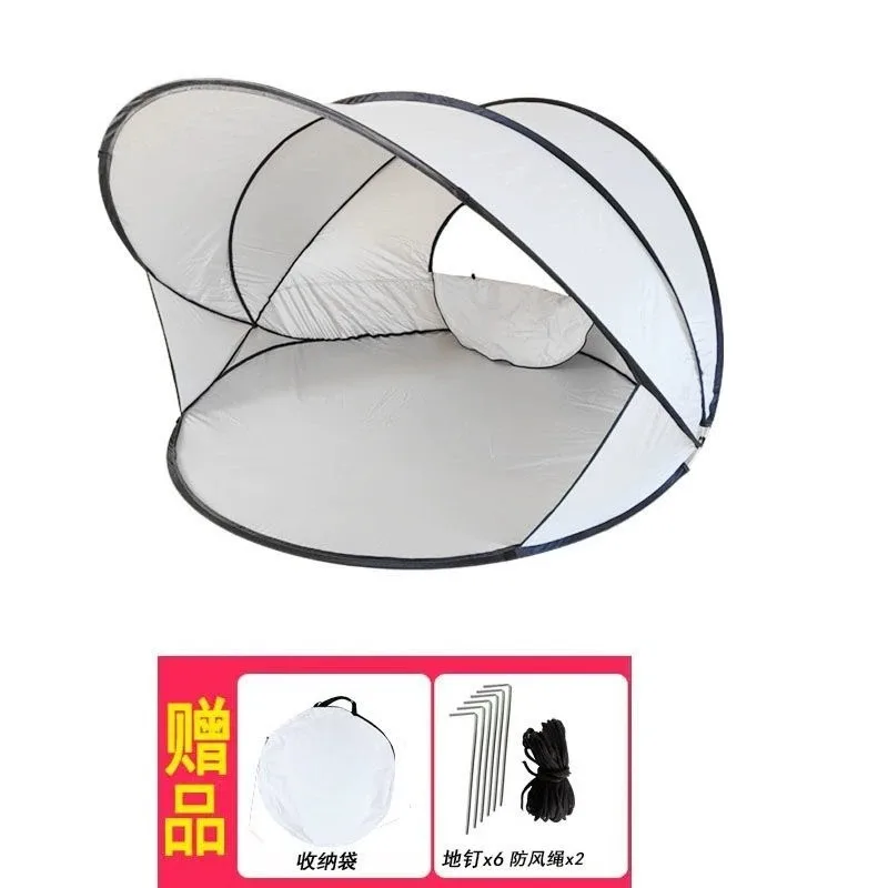 for Beach Tent Sunscreen Windproof Waterproof Canopy Automatic Quick Setup Outing