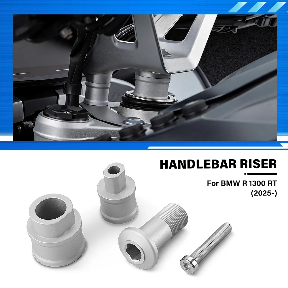 2.5CM HANDLEBAR RISER FOR BMW R 1300 RT R1300 RT R 1300RT R1300RT 2025- Accessories Motorcycle Aluminum Handlebar Lift Kit