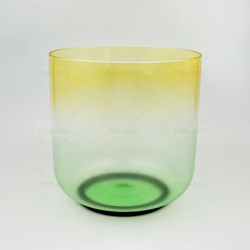 YXQY Gradient Alchemy Clear Crystal Singing Bowl Cosmic Light Sound Healing Bowl for Anxiety Stress Relief And Meditation