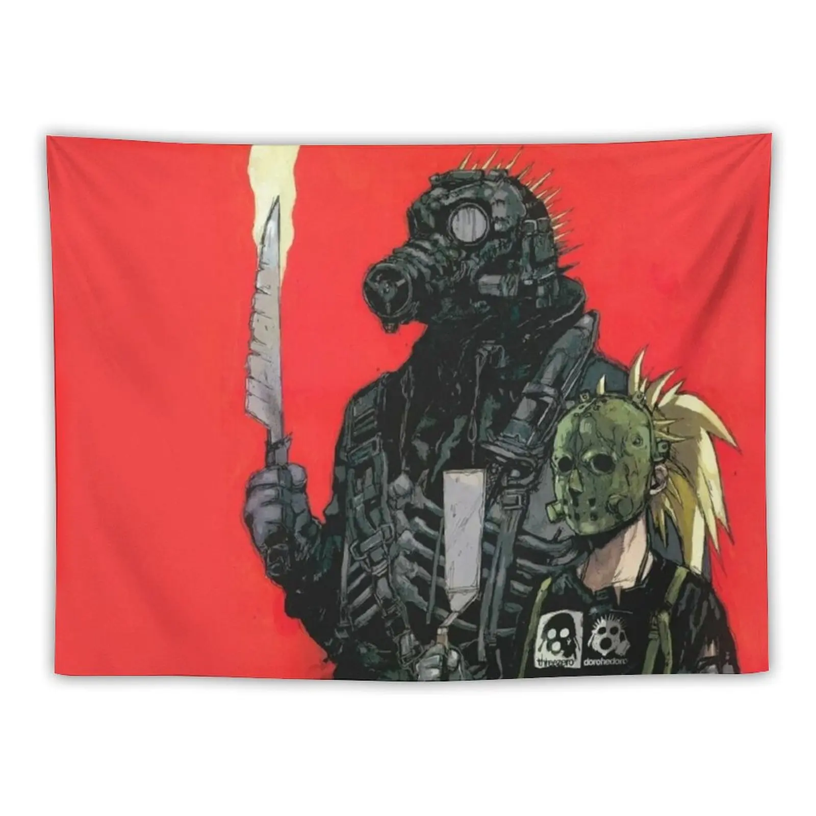 Dorohedoro Tapestry อุปกรณ์ตกแต่งบ้านห้องนอน Deco ปูผนังตกแต่งสําหรับห้อง Tapestry