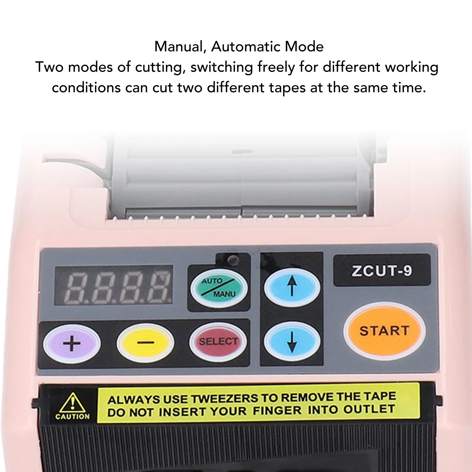 Máquina cortadora de cinta Función de almacenamiento inteligente Máquina cortadora de cinta Aplicación amplia segura Corte preciso Eficiente para escuelas