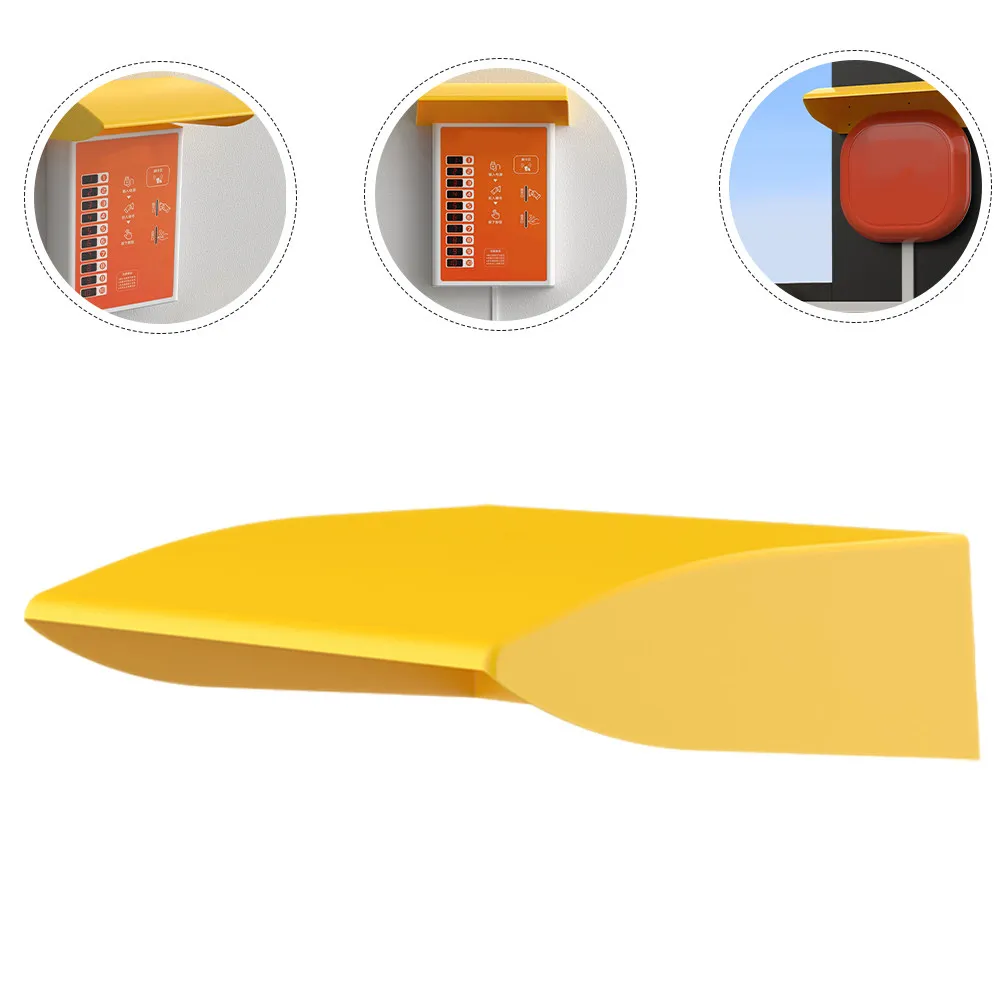 

Yellow ABS Weatherproof Charging Post Roof Outdoor Protective Canopy for Ev Charging Stations Rain Shelter Universal