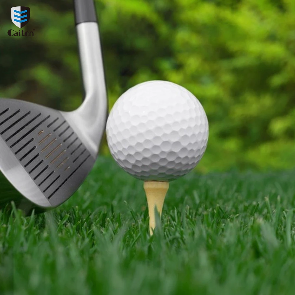 Caden Golf Wooden Tee, 10pcs Environmentally Friendly And Durable, Smooth Surface, Sizes (1.17in,2.1in,2.8in,3.3in) Choice