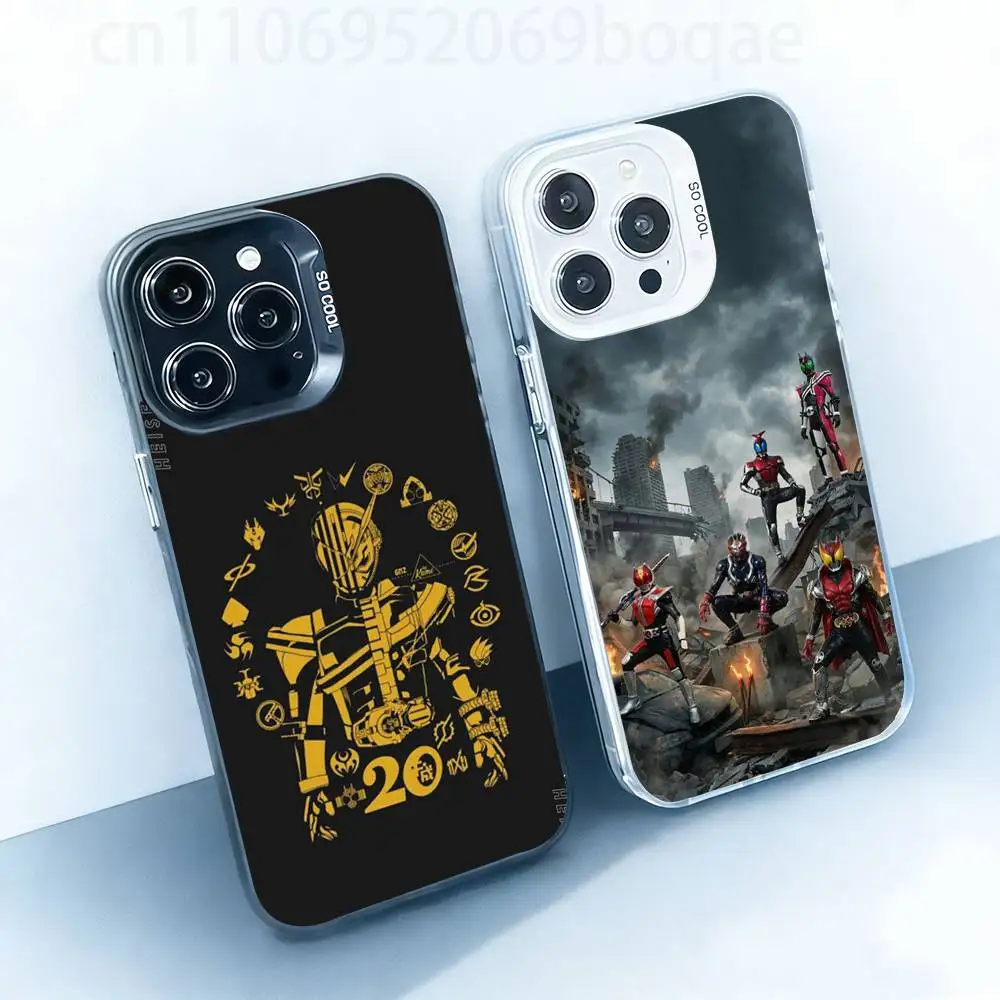 

Kamen R-Rider Case for iPhone17 16 15 14 13 12 11 Pro Max Plus Air 16E X XR XS Max Hard Shockproof Bumper Cover